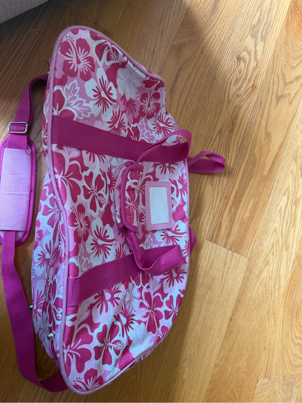 Kids Pink Floral One-Piece Carry Bag